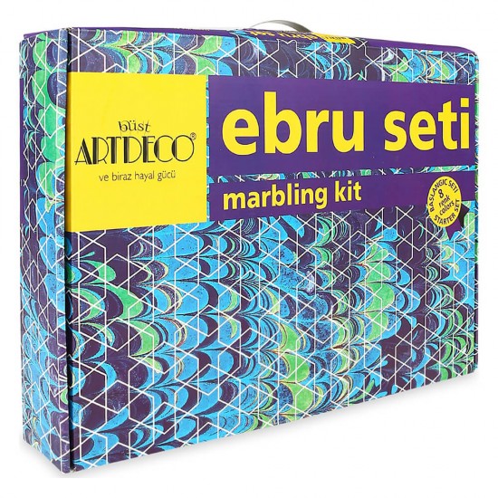 ARTDECO 016 EBRU BAŞLANGIÇ SETİ 8Lİ