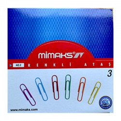 MİMAKS SÜPER RENKLİ ATAŞ 28MM NO:3