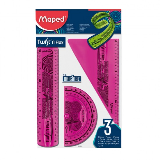 MAPED 895024 CETVEL FLEXİ TWİSTN MİNİ 3LÜ SET