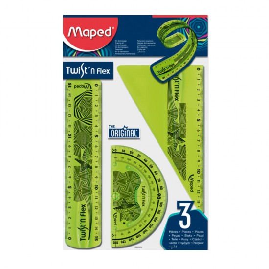 MAPED 895024 CETVEL FLEXİ TWİSTN MİNİ 3LÜ SET