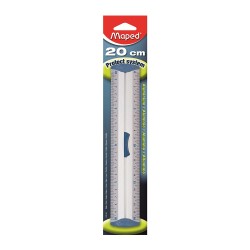 MAPED 120120 CETVEL ALÜMİN.ÇİFT DESİMETRE 20CM