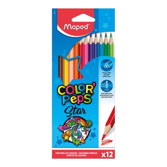 MAPED 183212 COLORPEPS 12 RENK KURUBOYA TAM BOY