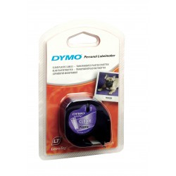 DYMO LETRATAG ŞERİT PLASTİK CLEAR S0721530