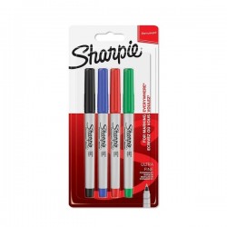 SHARPİE 2084856 ULTRA FİNE SÜPER İNCE UÇ 4LÜ