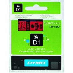 DYMO D1 YEDEK ŞERİT KIRMIZI-SİYAH 45017