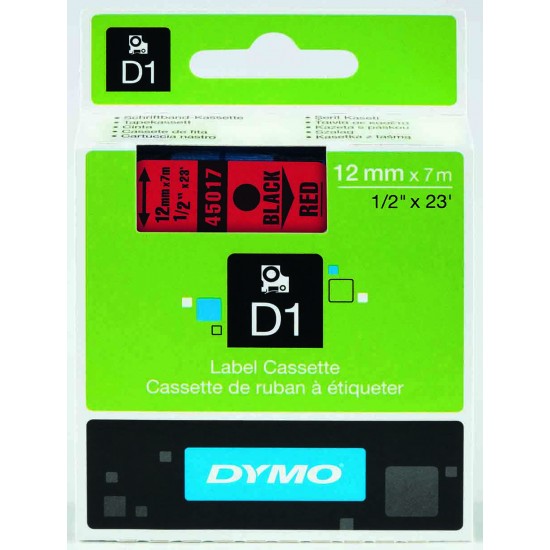 DYMO D1 YEDEK ŞERİT KIRMIZI-SİYAH 45017