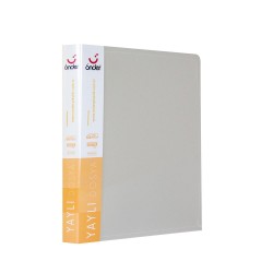 ÖNDER 1106-0 A4 PLASTİK YAYLI DOSYA ŞEFFAF