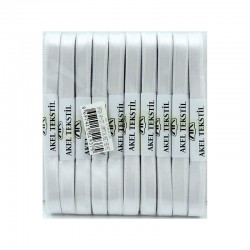 ORCA 1CM SATEN KURDELE 10M (10AD) BEYAZ
