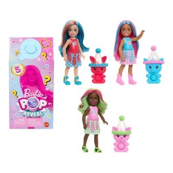 MATTEL JCN89 BRB CHELSEA POP REVEAL MILKSHAKE SERI 4