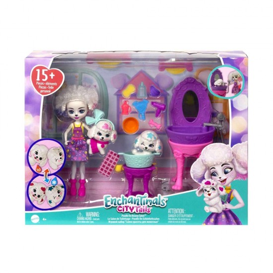 MATTEL HHC20 ENCHANTIMALS GUZELLIK SALONU OYUN SETI 3