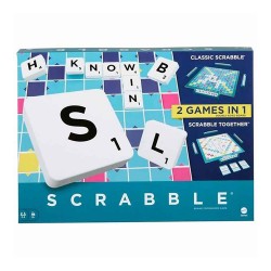 MATTEL HWD43 SCRABBLE ORJİNAL İKİSİ BİR ARADA 6 İNGİLİZCE