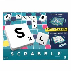 MATTEL HXV98 SCRABBLE ORJİNAL 2 Sİ BİR ARADA TÜRKÇE
