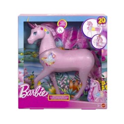MATTEL JCP78 BARBİE IŞILTILI TEK BOYNUZLU AT