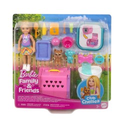 MATTEL JDF89 CHELSEA KÖPEKÇİĞİN TAŞIMA ÇANTASI OYUN SETİ