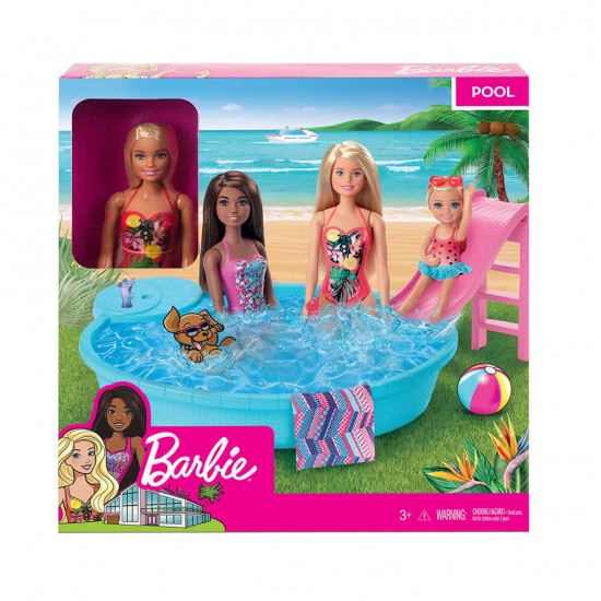 MATTEL GHL91 BARBİE VE EĞLENCELİ HAVUZU MATTEL GHL91 BARBİE VE EĞLENCELİ HAVUZU