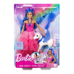 MATTEL HRR16 BRB MAVI SACLI PRENSES BEBEK 4