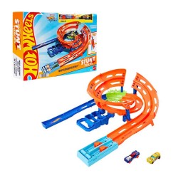 MATTEL HTK17 HW IKILI YARIS VE AKROBASI PISTI 2