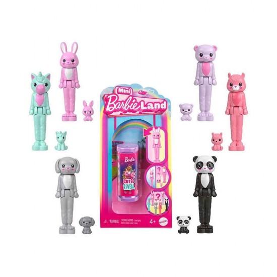 MATTEL JCR15 BARBİE MİNİ BARBİELAND CUTİE REVEAL SÜRPRİZ BEBEKLER