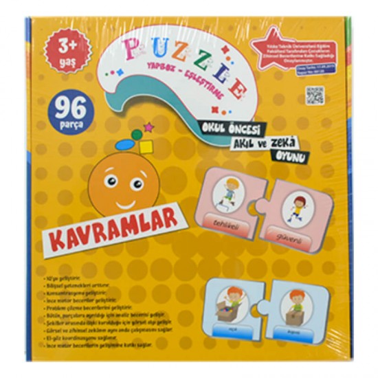 BECERİ PUZZLE KAVRAMLAR  3 YAŞ+