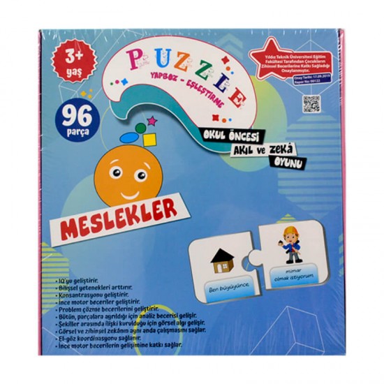 BECERİ PUZZLE MESLEKLER  3 YAŞ+