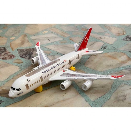 PRESTİJ FAB1505 A380 KUTULU IŞIKLI MÜZİKLİ UÇAK