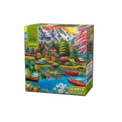 ONUR 15010 PUZZLE 1000 OLİMPİA LAKESİDE VİLLAGE