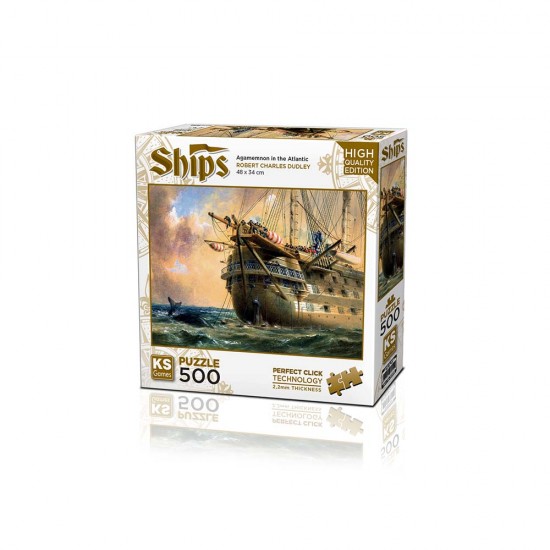 ONUR 20050 PUZZLE 500 HMS AGAMEMNON İN ATLANTİC