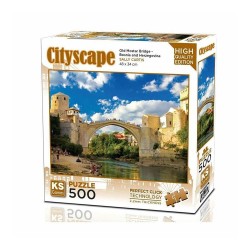 ONUR 20061 PUZZLE 500 OLD MOSTAR BRIDGE BOSNA HERSEK