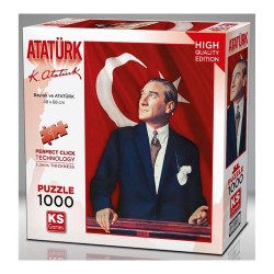 ONUR 20728 PUZZLE 1000 ATATÜRK VE TÜRK BAYRAĞI