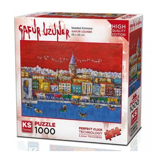 ONUR 20791 PUZZLE 1000 İSTANBUL KIRMIZISI