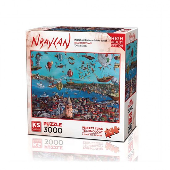 ONUR  23017 PUZZLE 3000 GALATA TOWERS