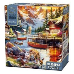 ONUR 34001 PUZZLE 1000 OLİMPİA LAKESİDE WİNTER