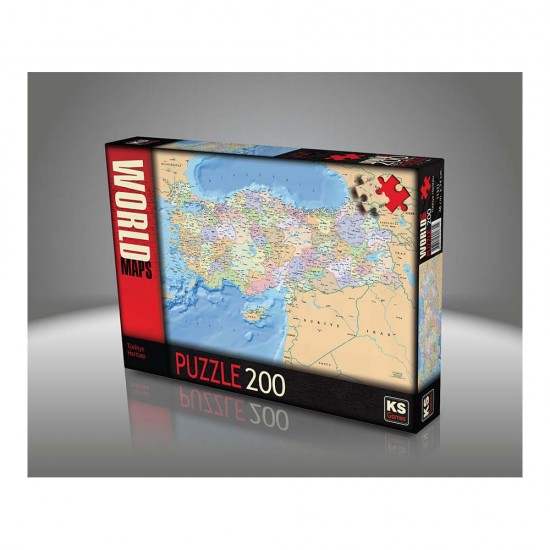 ONUR  11331 PUZZLE 200 TÜRKİYE HARİTASI