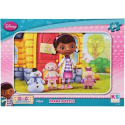 ONUR CR704 PUZZLE 24PRÇ CARS FRAME