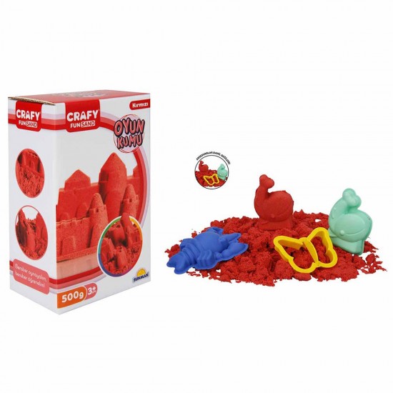 SUNMAN 2234 OYUN KUMU 500GR KIRMIZI