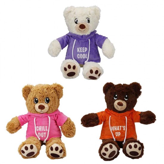 SUNMAN 3192 PELUŞ KIYAFETLİ AYI 30CM