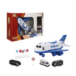 SUNMAN 4347 GARAJ SET UÇAK POLİS SESLİ IŞIKLI