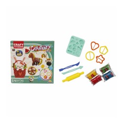 SUNMAN 4735 OYUN HAMURU SET 4X50 + PARMAK HAMURLU 12 PRÇ