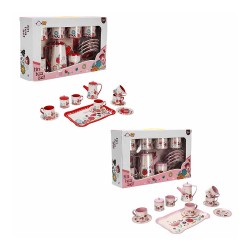 SUNMAN 04939 METAL ÇAY SETİ ÇİÇEK 12PRÇ