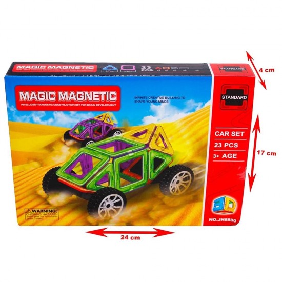 KIZILKAYA JH8880 MAGNETIK 20 PARÇA ARABA TEKERLİ