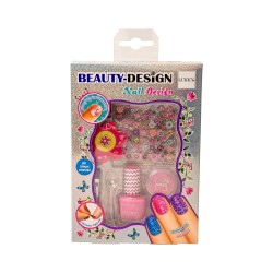 MEGA AST20719 PEMBE SOYULABİLİR TIRNAK TASARIM SETİ