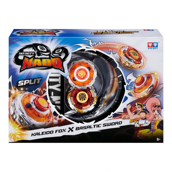 MEGA INFINITY NADO SPLIT METAL 2Lİ SET KALEIDO FOX &amp; BASALTIC SWORD