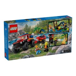 ADORE LEGO LSC60412 4X4 FİRE TRUCK W BOAT