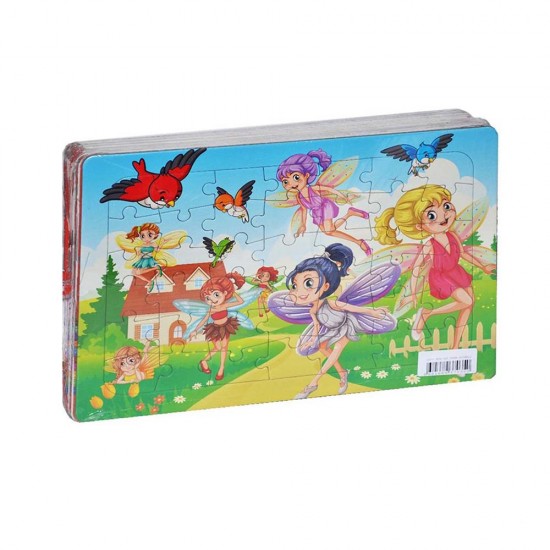 UTKU LAÇO LC073 PUZZLE ORTA BOY FRAME BOYAMALI 42 PRÇ