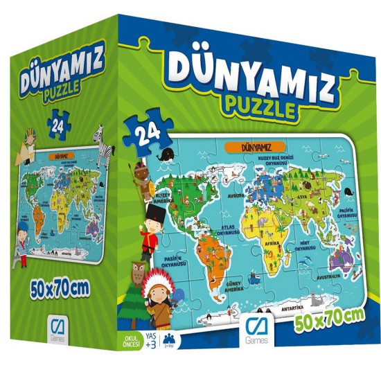 CA 5025 DÜNYAMIZ EGİTİCİ PUZZLE