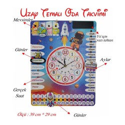 ANKEBUT 31500 UZAY TEMALI ODA TAKVİMİ TÜRKÇE