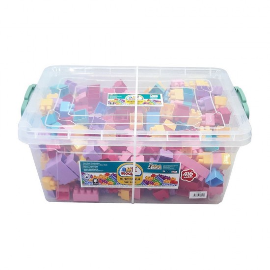 ASYA ANT BLOCKS 416 PARÇA PEMBE