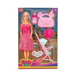 OYDAŞ 02269 CİNDYDOLL KUTUDA PUSETLI BEBEK