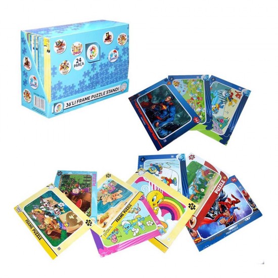 UTKU LAÇO LC7156 FRAME PUZZLE LİSANSLI 24 PRÇ