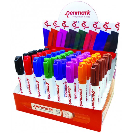 PENMARK BEYAZ TAHTA KALEMİ STAND 48LI HS-305 48